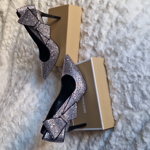 Black rhinestones heels - Picture 7 of 12